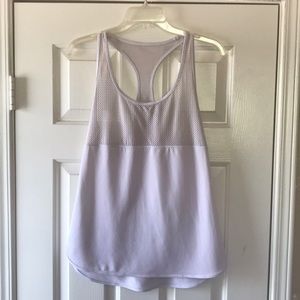 White Mesh Lorna Jane Tank Top